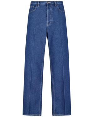 Valentino Regular-Fit Straight-Leg Jeans - Blue