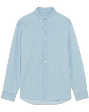 Maison Kitsuné Chillax Print Relaxed Shirt - Blue