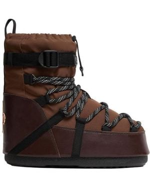 Moncler Moon Boot X Grenoble Icon Low Snow Boot - Brown