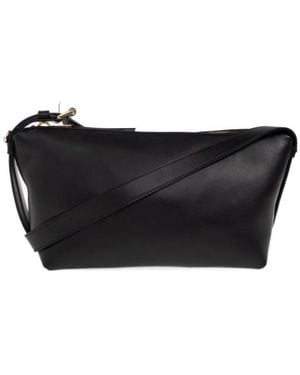 Moschino Zipped Shoulder Bag - Black