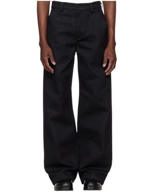 Rier Straight Leg Trousers - Black