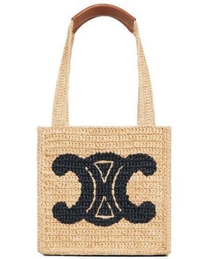 Celine Cube Bag Cuir Triomphe - White