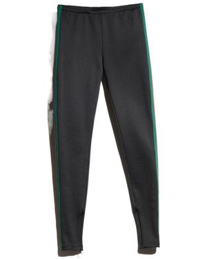 Gucci Technical Jersey Leggings With Web - Grey
