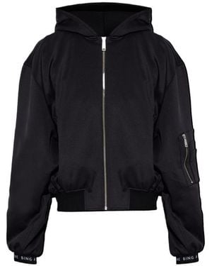 Anine Bing Logo Casual Jacket - Black