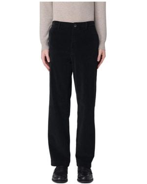 Barena Casual Pants With Belt Loops - Black