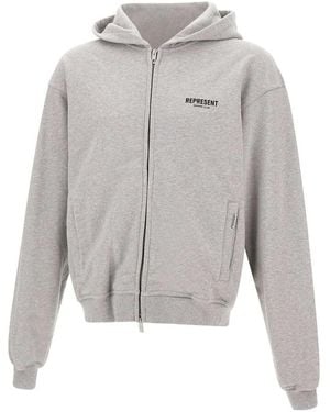 Represent Owners Club Zip Hoodie - Grey