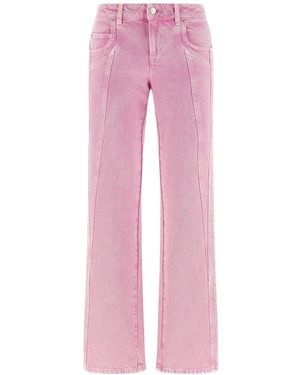 Isabel Marant Isabel Marant Étoile Jaylis Straight Leg Jeans - Pink