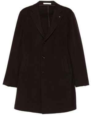 Tagliatore Long-Sleeved Coat - Black