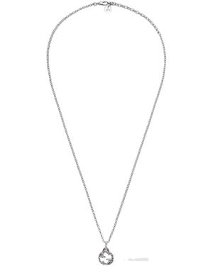 Gucci Interlocking Pendant Necklace - Natural