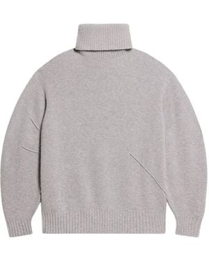Helmut Lang Apex Turtleneck Sweater - Gray