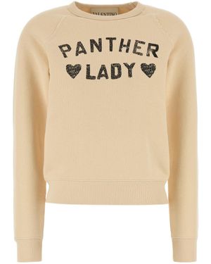 Valentino Crewneck Long-Sleeved Sweatshirt - White
