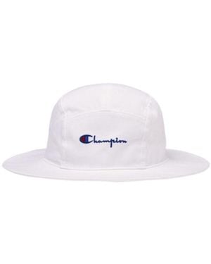 Champion Logo Fisherman's Hat - White