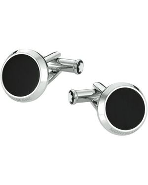 Montblanc Logo Cufflinks - Black