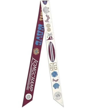 Longchamp Headband Catch The Parisian Wave - White