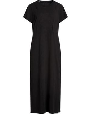MM6 by Maison Margiela Solidcolor Tshirt Dress - Black
