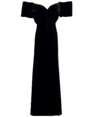 Burberry Off-The-Shoulder Dress - Black