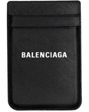 Balenciaga Cash Magnet Card Holder - Black