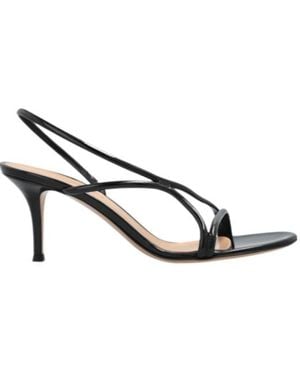 Gianvito Rossi Strappy Backstrap Sandals - Metallic