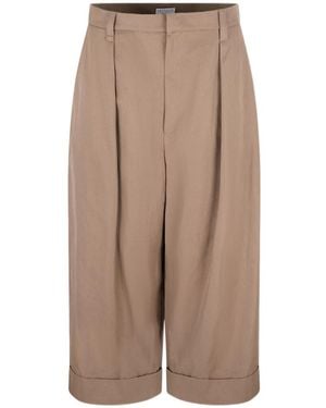 Brunello Cucinelli Casual Pants With Belt Loops - Brown