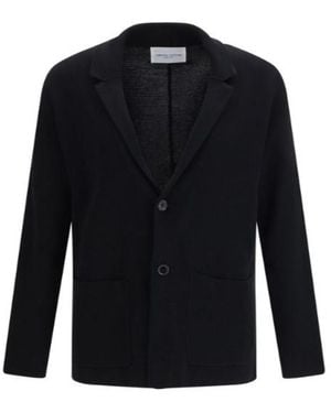 Roberto Collina Two-Button Knitted Jacket - Blue