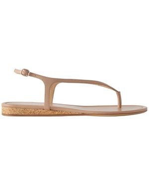 Gabriela Hearst Round-Toe Flat Sandals - Multicolour