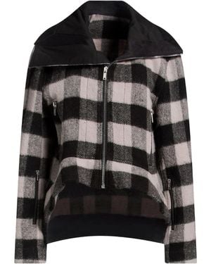 Rick Owens Plaid Casual Jacket - Black