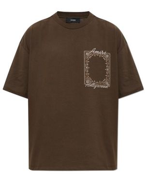 Amiri Short-Sleeved T-Shirt - Brown
