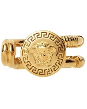 Versace Safety Pin Ring - Metallic