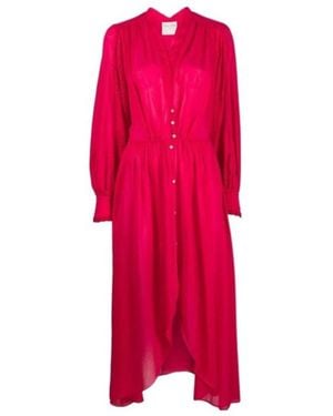 forte_forte Long Sleeve Dress - Pink