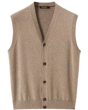 Loro Piana Classic Vest - Brown