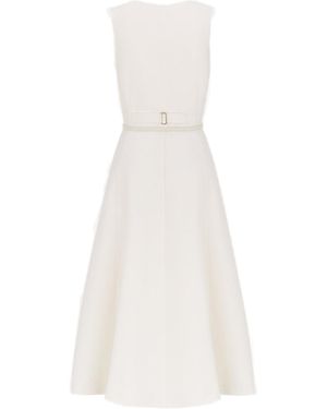 Dior Iviera Mid-Length Flared Dress in Blue | Lyst Dior Iviera Mid-Length Flared Dress in Blue | Lyst