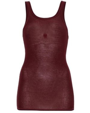 Baserange Crew-Neck Tank Top - Red