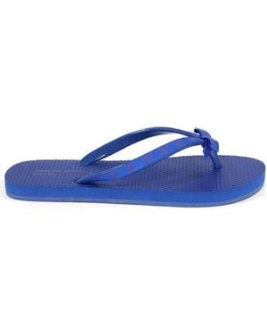 Armani Jeans Logo Details, Flip-Flops - Blue