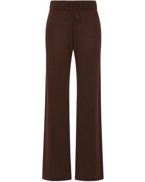 The Upside Coco Amelie Knitted Trousers - Brown