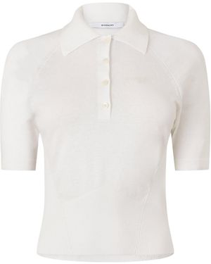 Givenchy Knit Polo Top - White
