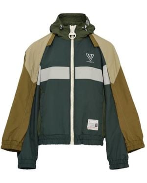 Maison Mihara Yasuhiro Zip-Up Hooded Jacket - Green