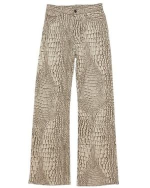 Acne Studios Printed Pants - Natural