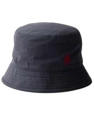 Prada Old Gabardine Bucket Hat - Blue