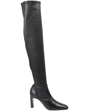 TOTEME Totême Over The Knee Heeled Boots - Black