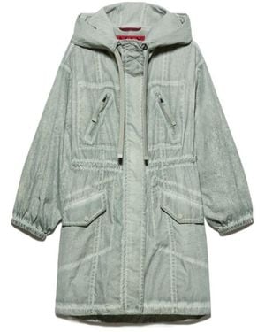 MAX&Co. Lightweight Nylon Parka - Grey