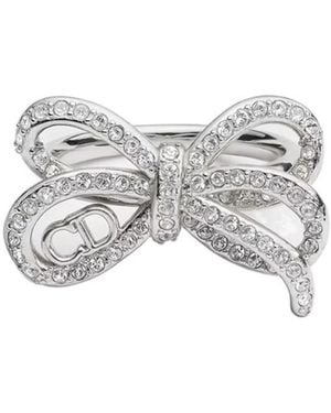 Dior Infinity Bow Ring - White