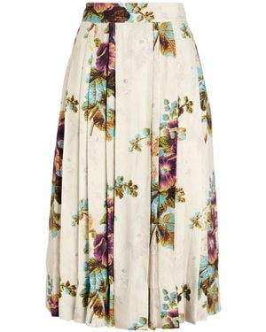 Tory Burch Midi Skirts - White