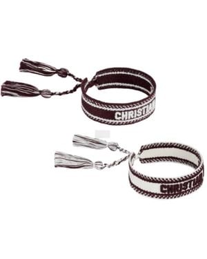 Dior Christian Bracelet Set - White