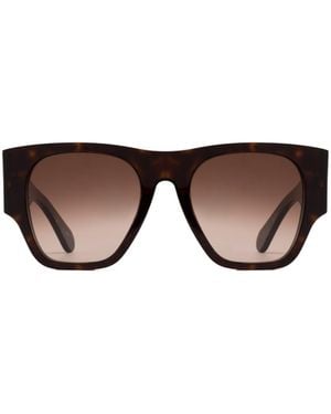 Chloé Chlo Eyewear Oversized Square-Frame Sunglasses - Multicolour