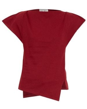 Isabel Marant Asymmetrical T-Shirt - Red