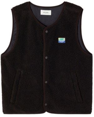 American Vintage Sleeveless Vest - Black