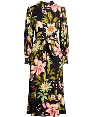 FARM Rio Long-Sleeved Dress - Black