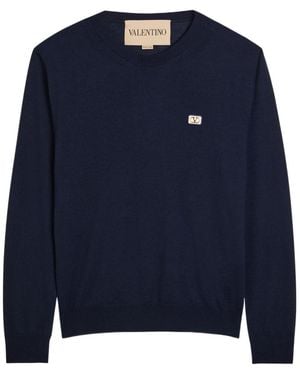 Valentino Wool Sweater - Blue