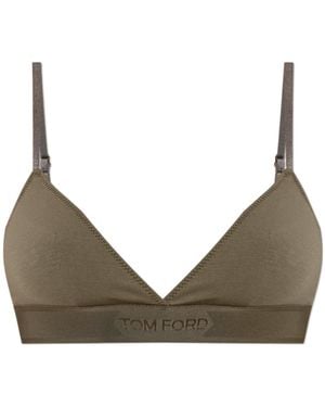 Tom Ford Triangle Bra - Natural