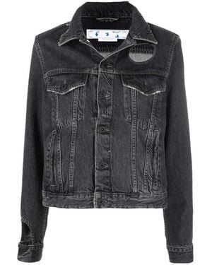 Off-White c/o Virgil Abloh Meteor Denim Jacket - Black